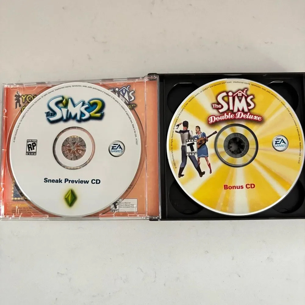 The Sims PC Game Bundle Makin’ Magic, Unleashed, House Party, Sims 2 Preview